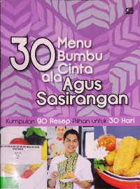 30 Menu Bumbu Cinta ala Agus Sasaringan