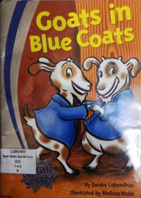 Goats in blue coats