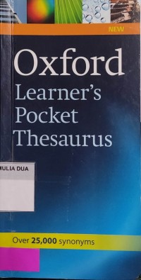 Oxford : learner's pocket thesaurus